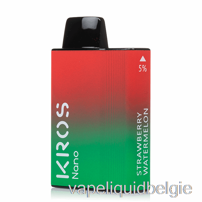 Vape België Kros Nano 5000 Wegwerp Aardbei Watermeloen